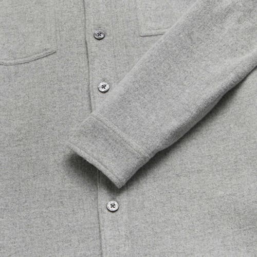 Surfside Supply Co. Louis Soft Textured Overshirt In Gray