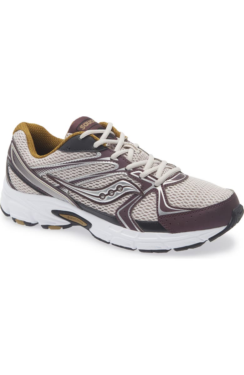 Saucony Gender Inclusive Ride Millennium Sneaker, Main, color, Grey/ Wine