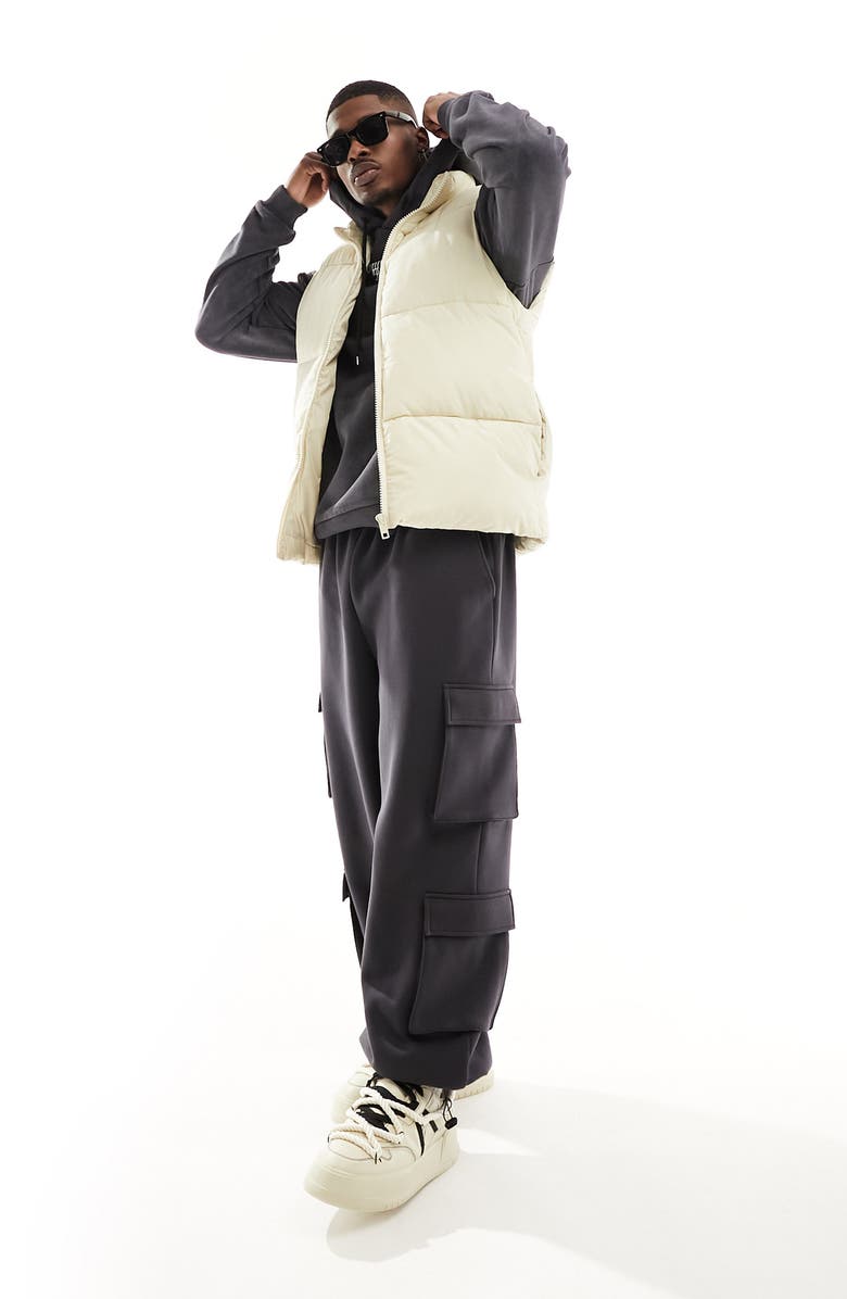 ASOS DESIGN Puffer Vest, Alternate, color, 