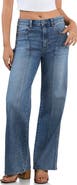 HINT OF BLU Side Twist Wide Leg Jeans