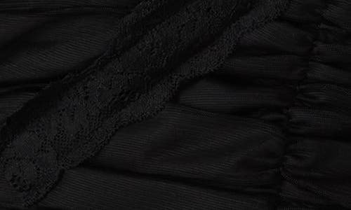 Steve Madden Women's Tulle Ruched Strapless Tube Top In Black