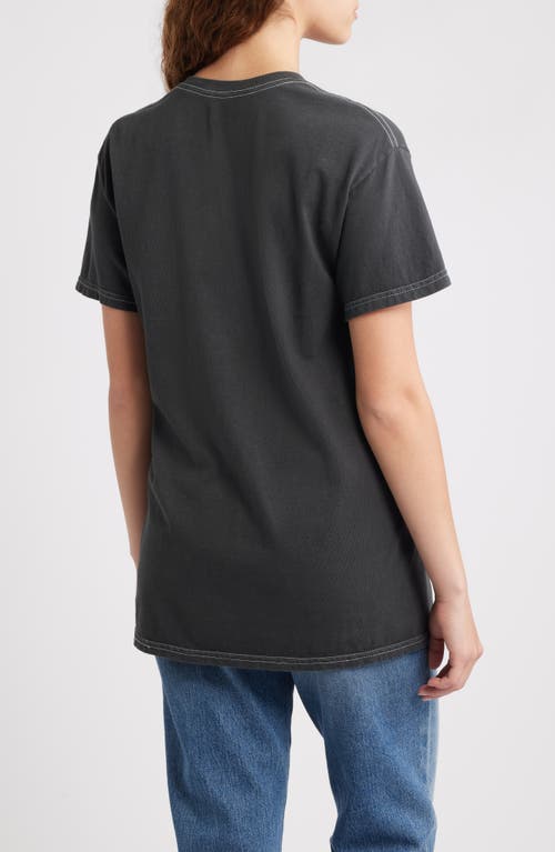 Vinyl Icons New York Ski Club Cotton Graphic T-shirt In Black