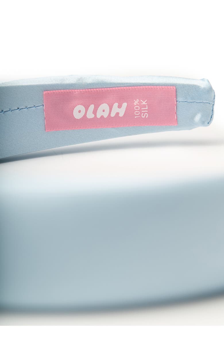 The Essential Silk Headband, Alternate, color, Blue