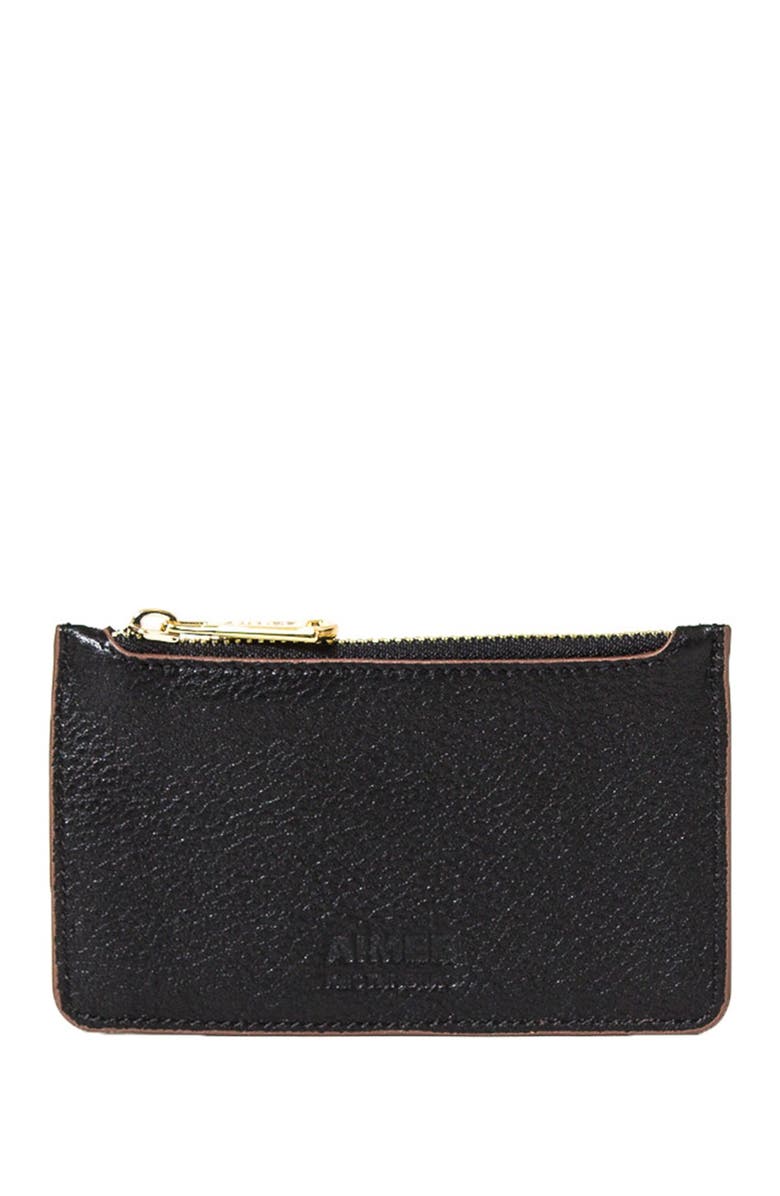 AIMEE Kestenberg Melbourne Leather Wallet, Alternate, color, Black