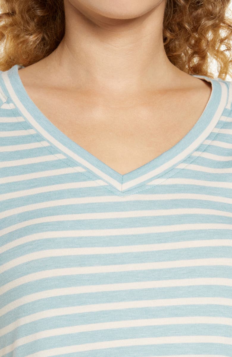 Honeydew Lace Trim Sleep Shirt, Alternate, color, 