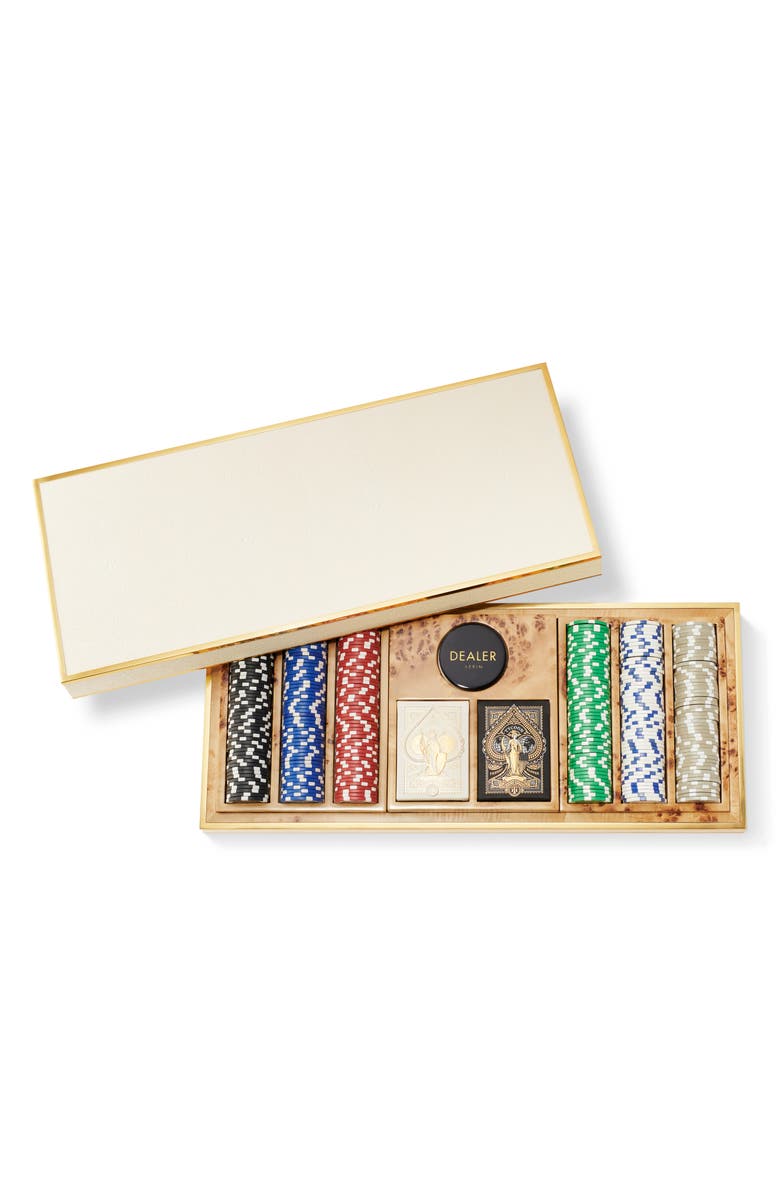 Aerin Shagreen Poker Set, Alternate, color, 