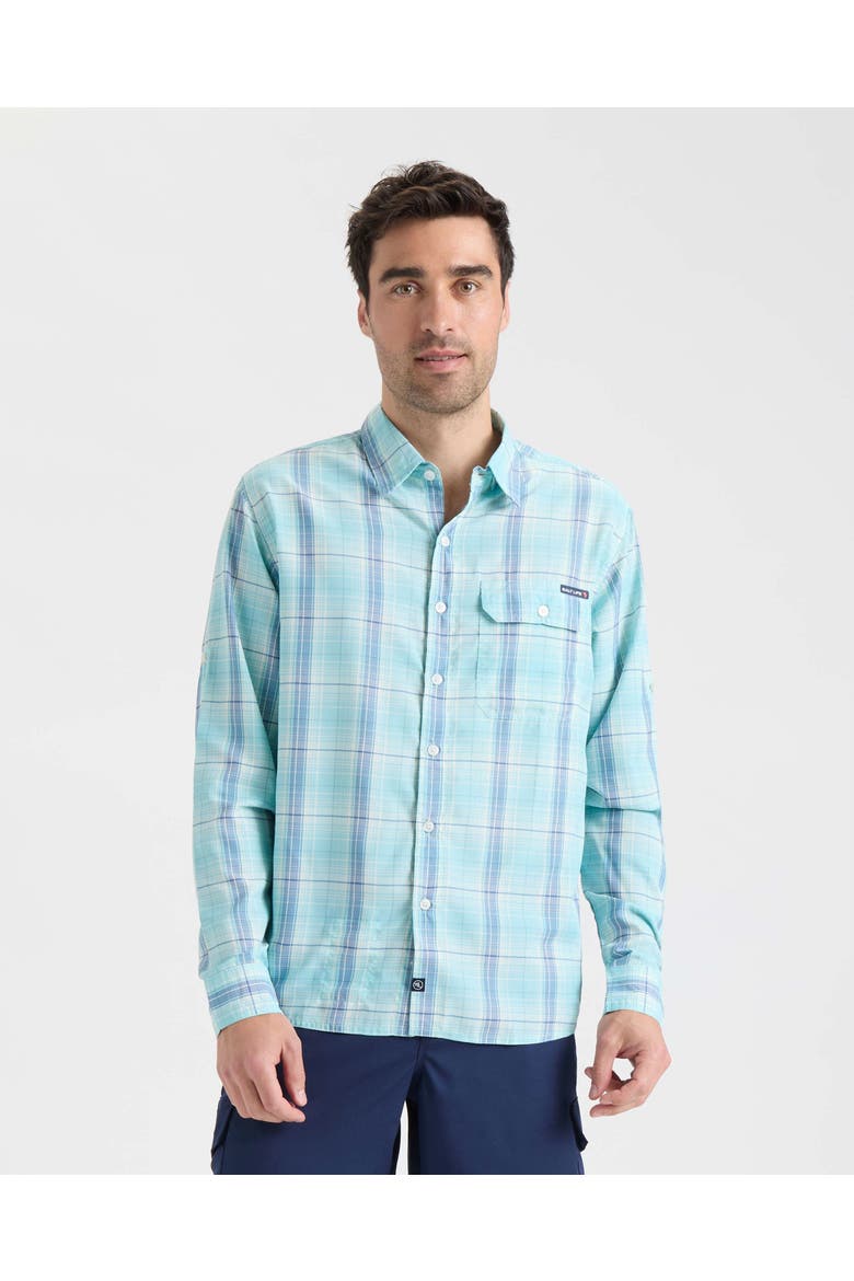 Baitcaster SLX Performance Long Sleeve Shirt, Main, color, Sea Glass