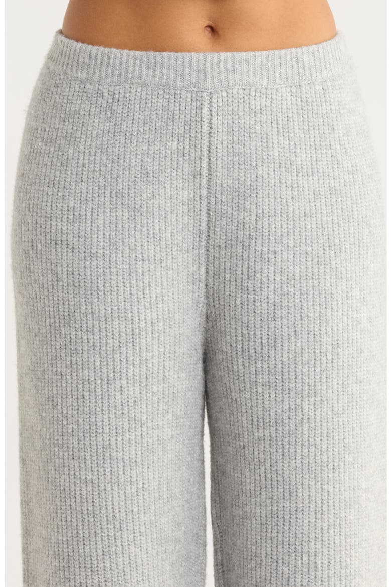 Cozy Rib Lounge Set, Alternate, color, GREY HEATHER