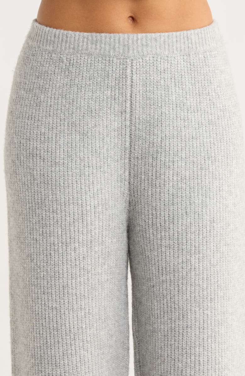 Nordstrom Cozy Rib Lounge Set, Alternate, color, Grey Heather