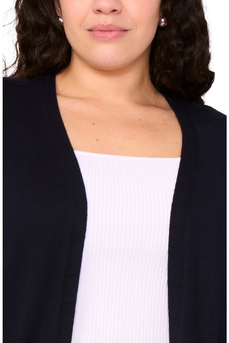 Open Front Longline Cardigan, Alternate, color, NAVY DEPTHS