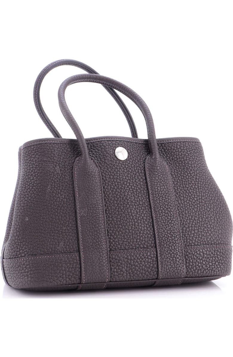 Pre-Owned Hermes Neo Garden Party Tote Leather 23, Alternate, color, Ebene