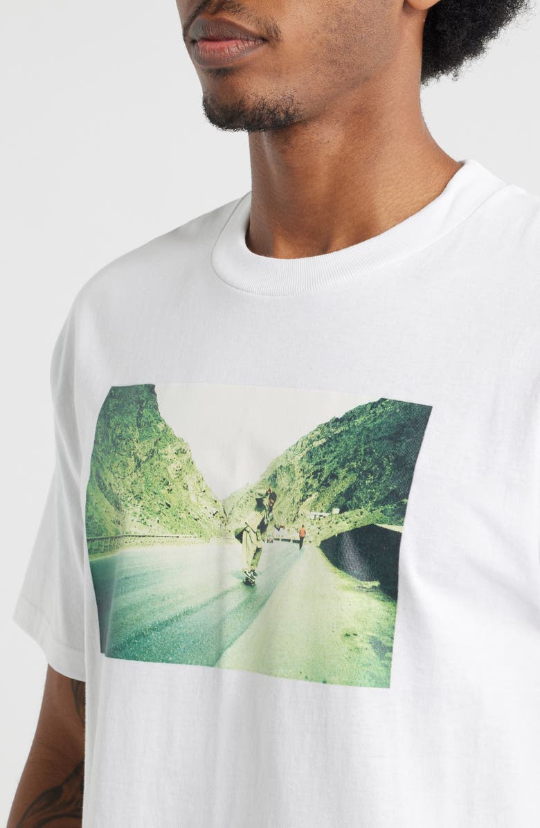 Obey Skateistan Graphic T-Shirt, Alternate, color, White