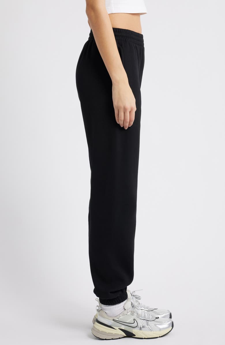 Princess Polly BRANDED SWEAT P, Alternate, color, Black