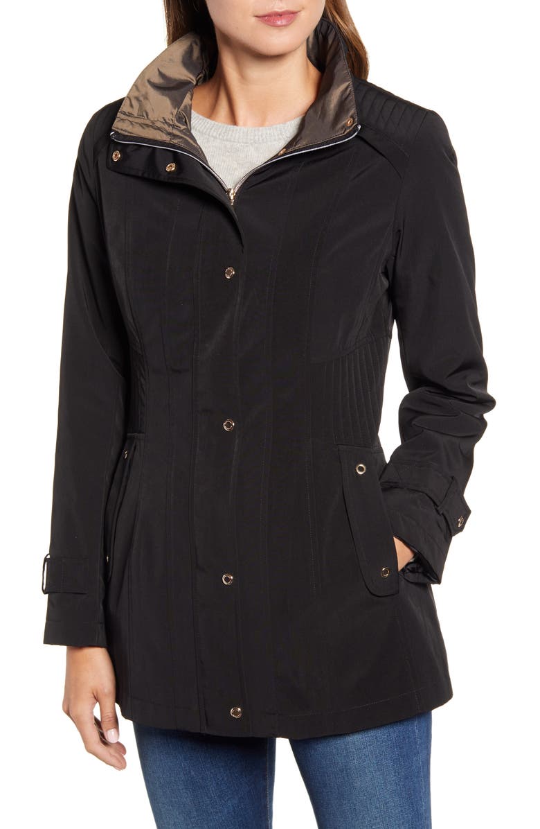 Gallery Hooded Raincoat with Detachable Liner, Alternate, color,