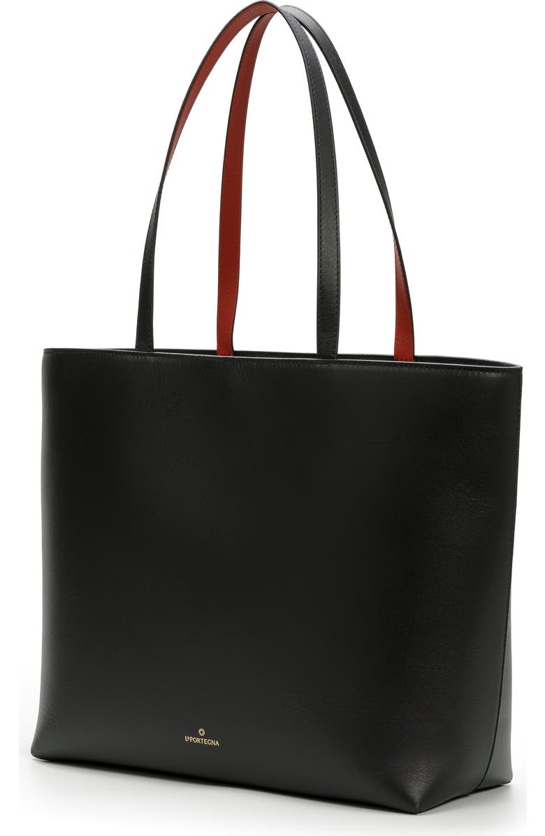 LA PORTEGNA Olivia Tote Vegetable Tanning, Alternate, color, Black
