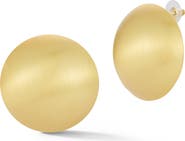 CHLOE AND MADISON Bold Button Stud Earrings