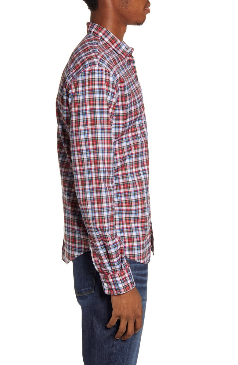 Frank & Eileen Finbar Regular Fit Plaid Flannel Button-Up Sport Shirt, Alternate, color, 