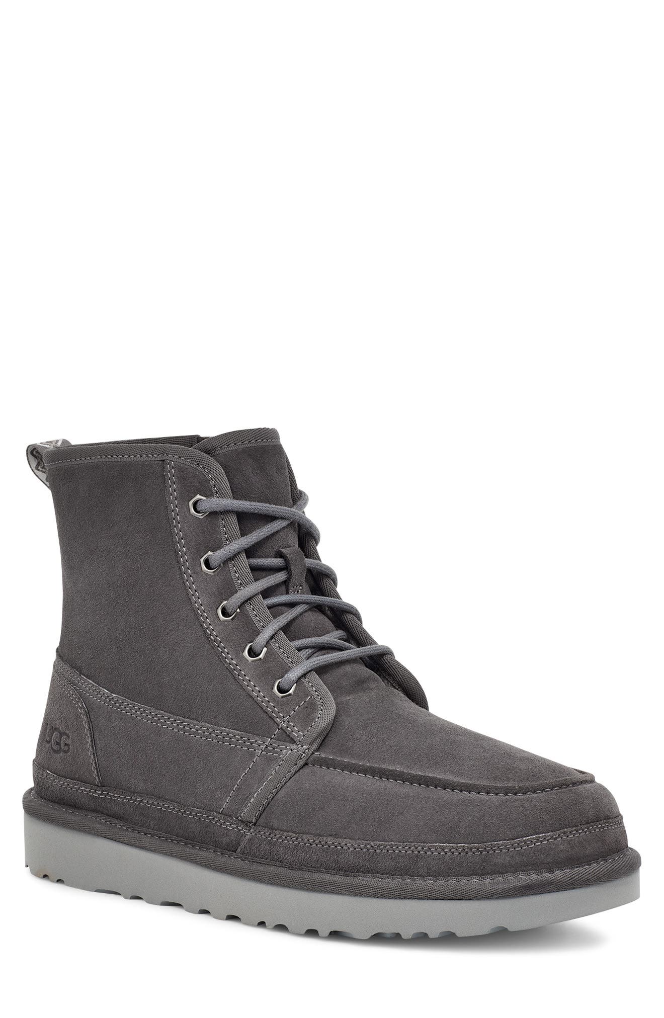 Neumel Suede Boot, Main, color, CHARCOAL