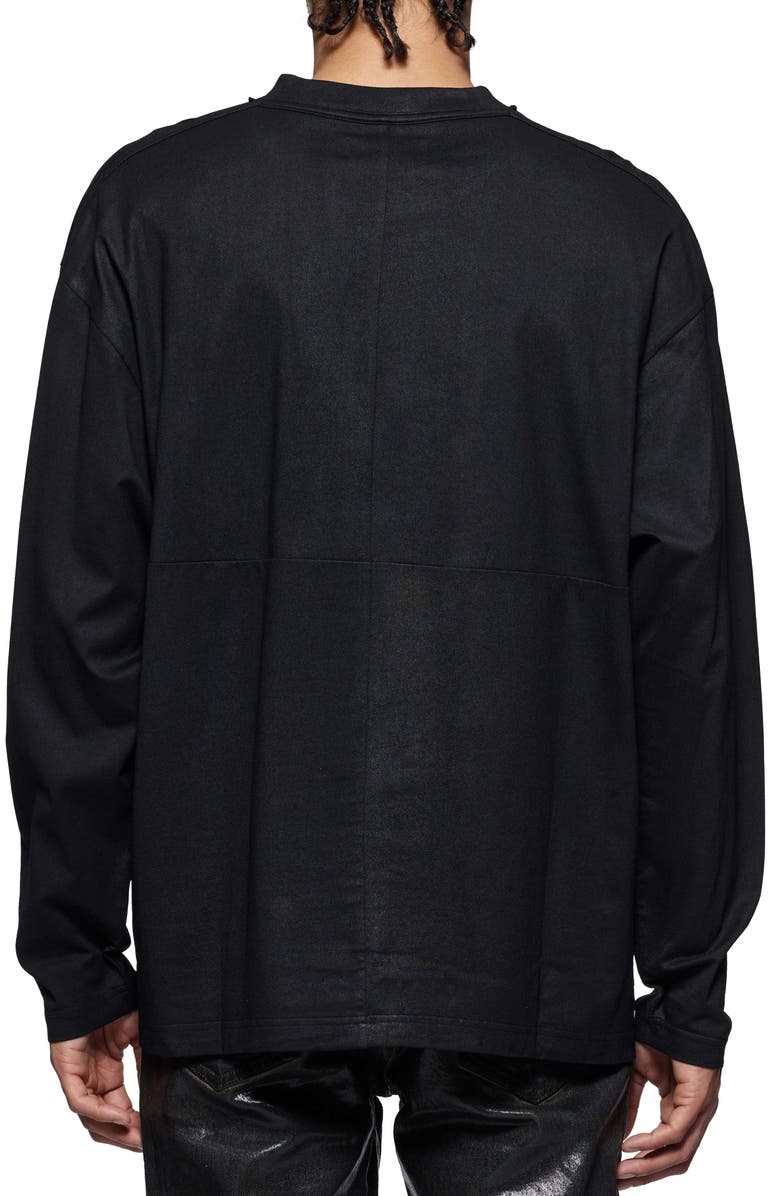 PURPLE BRAND Studded Logo Long Sleeve Cotton Jersey T-Shirt, Alternate, color,