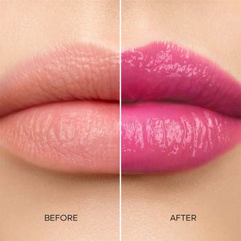 口紅 GUERLAIN BEE GLOW travelcollection KISSKISS BEE GLOW ⋅ 98% naturally-derived¹ honey tint balm