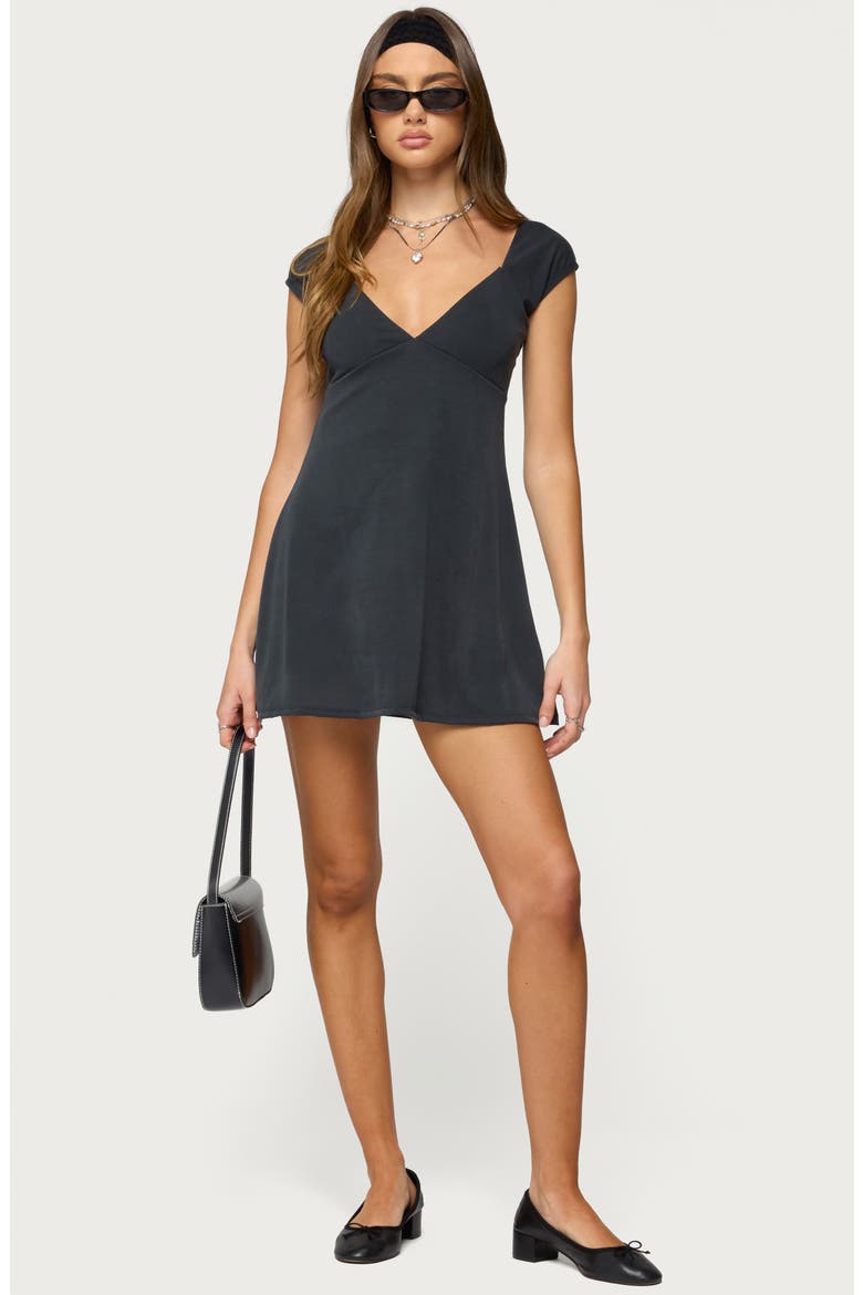 Sarona V-Neck Romper, Alternate, color, DARK-GRAY