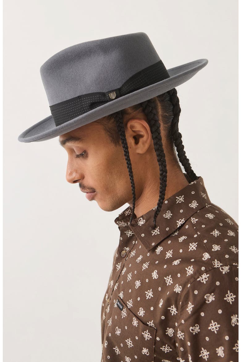 Eames Wool Fedora, Alternate, color, GREY