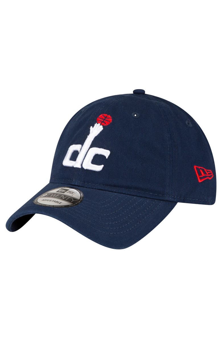 New Era Men's New Era Navy Washington Wizards Team 2.0 9TWENTY Adjustable Hat, Main, color, Navy