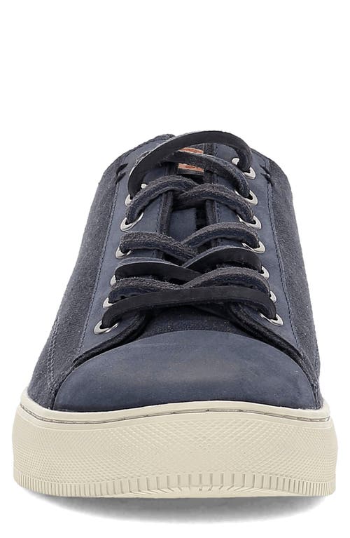 Frye Astor Cap Toe Low Top Sneaker In Indigo