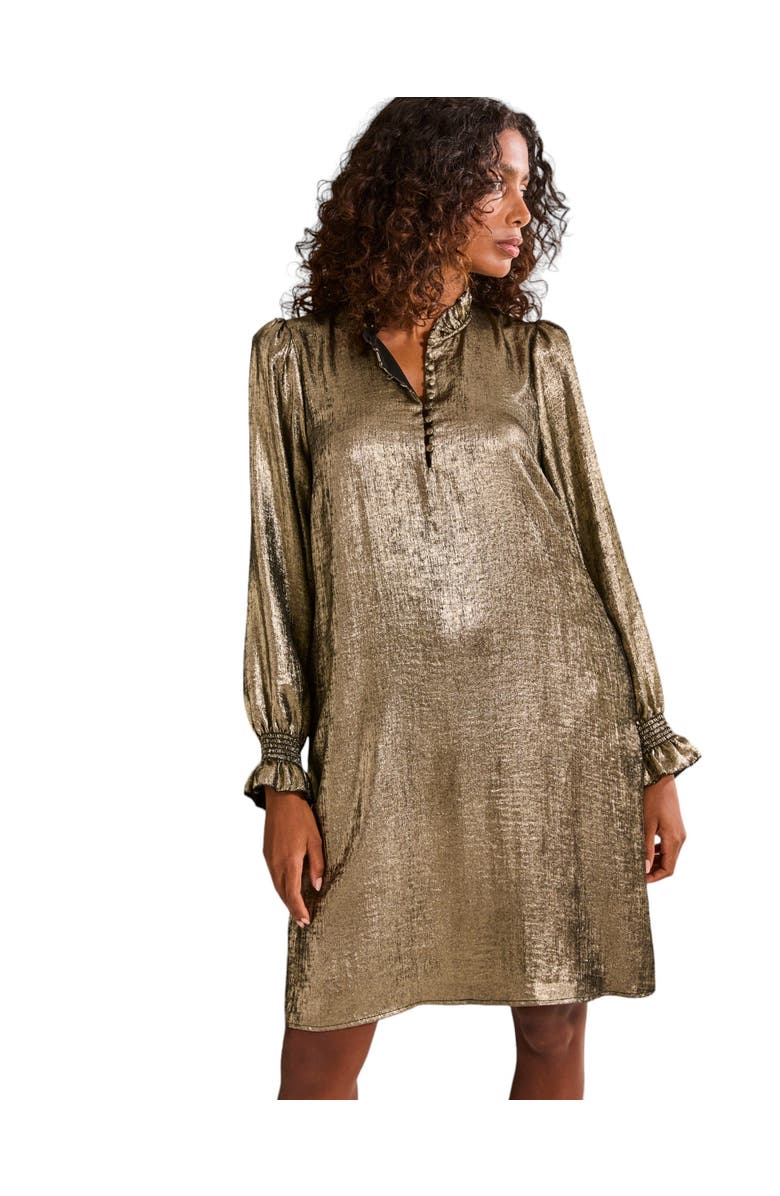 FatFace Women's Silas Metallic Dress, Main, color, 