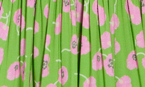 Area Stars Smocked Flutter Sleeve Midi Dress