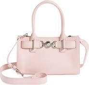 Versace Medusa Small Belted Leather Tote