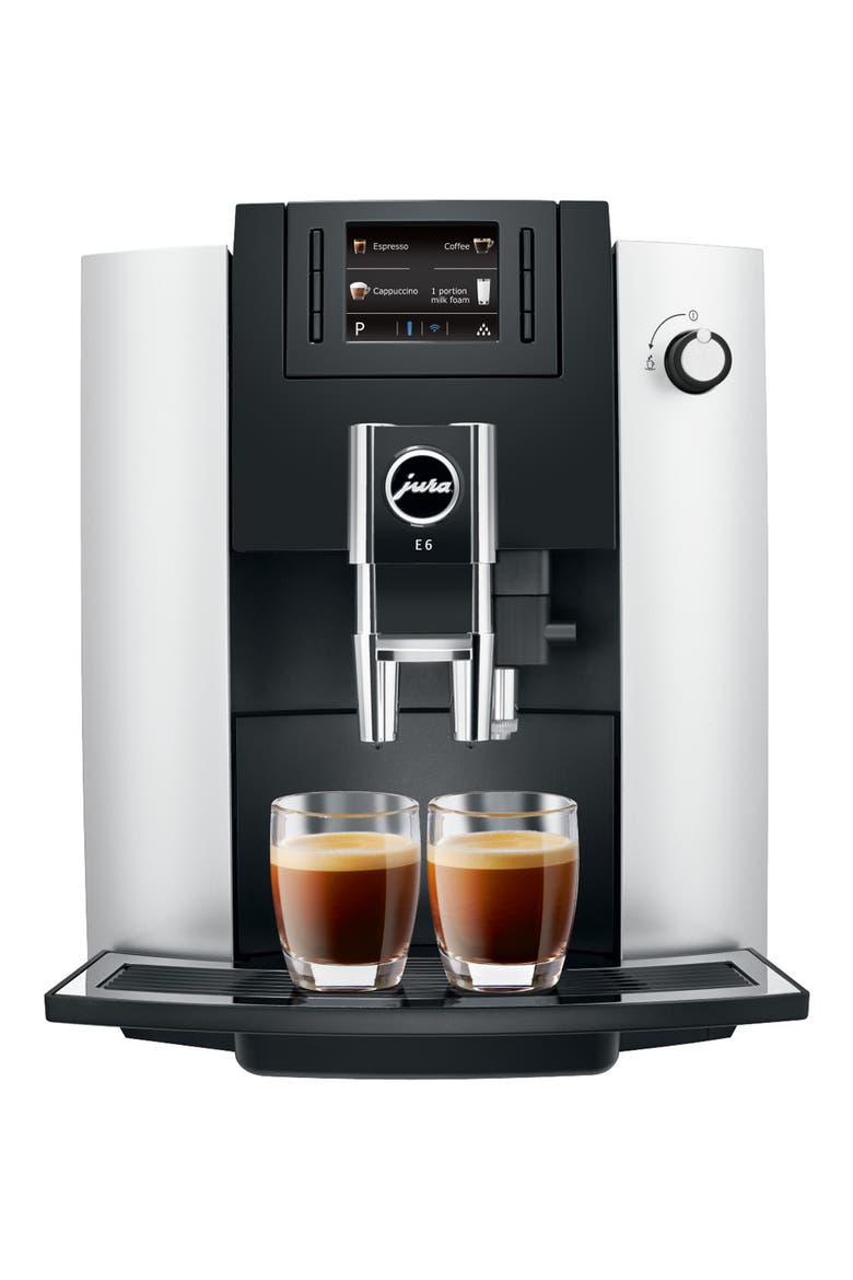 E6 Automatic Coffee Machine, Main, color, PLATINUM