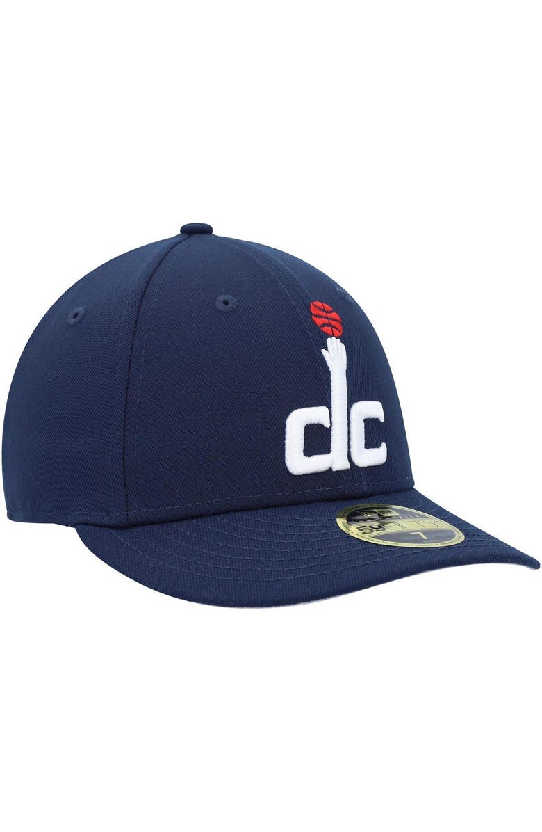 New Era Men's New Era Navy Washington Wizards Team Low Profile 59FIFTY Fitted Hat, Alternate, color, 
