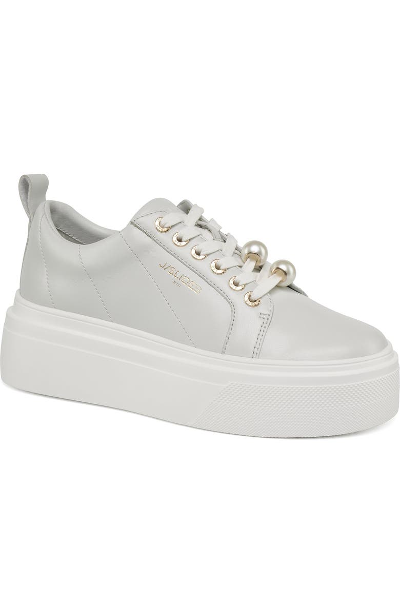 JSlides Footwear Aria Sandal, Main, color, White