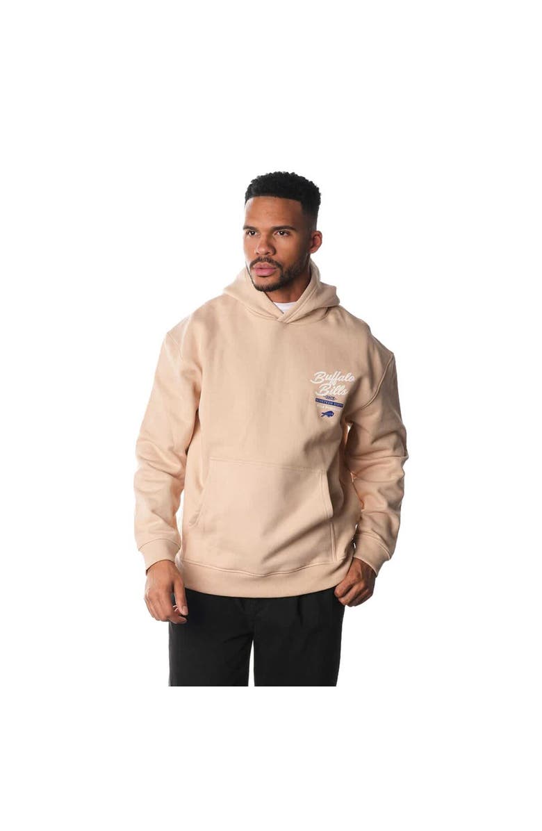 THE WILD COLLECTIVE Unisex The Wild Collective Cream Buffalo Bills Fleece Pullover Hoodie, Alternate, color, Cream