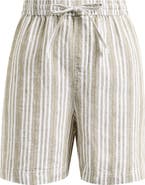 Tommy Bahama Beach Breeze Dobby Linen Blend Easy Drawstring Shorts