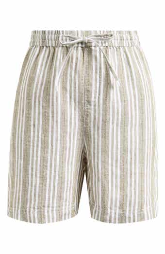 Beach Breeze Dobby Linen Blend Easy Drawstring Shorts