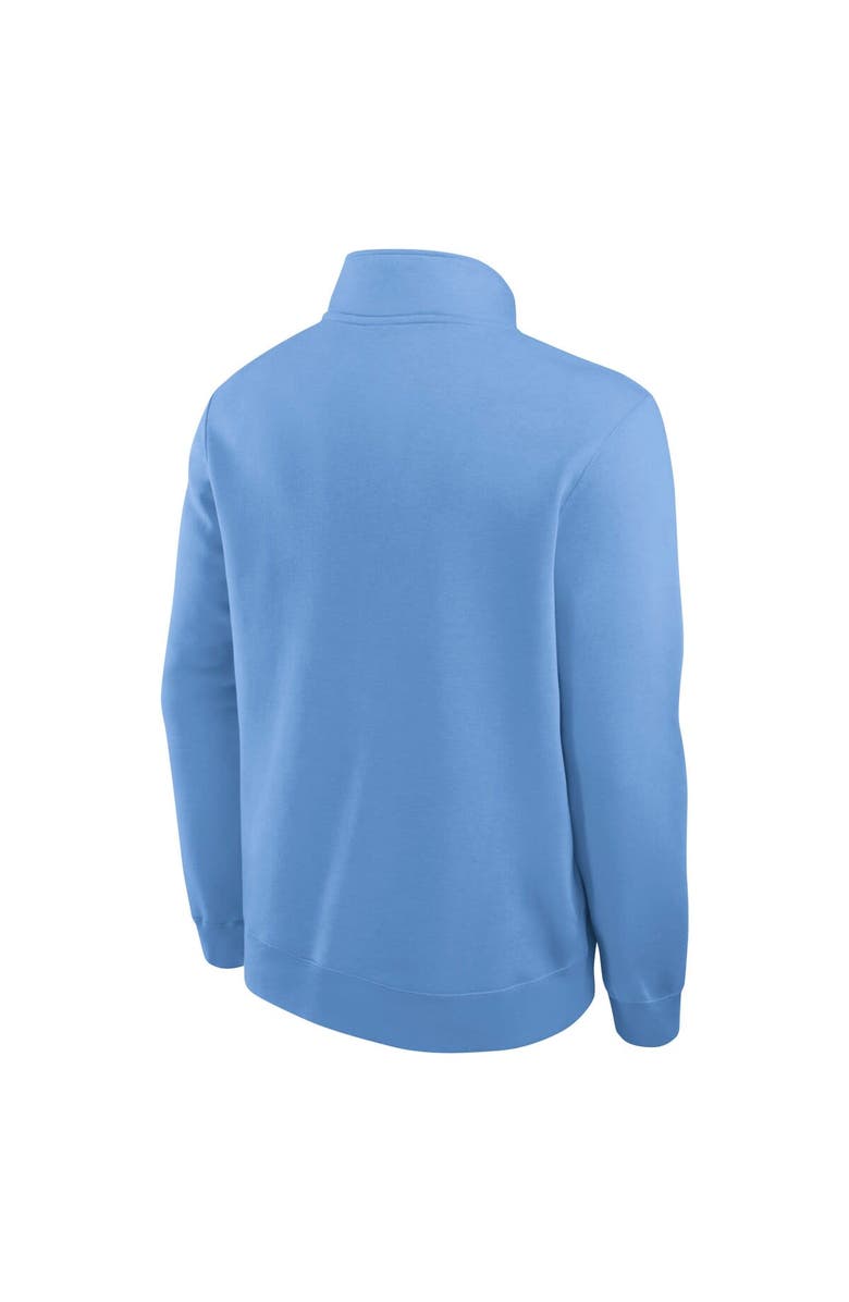 Nike Men's Nike Light Blue St. Louis Cardinals Cooperstown Collection Fleece Half-Zip Pullover, Alternate, color,