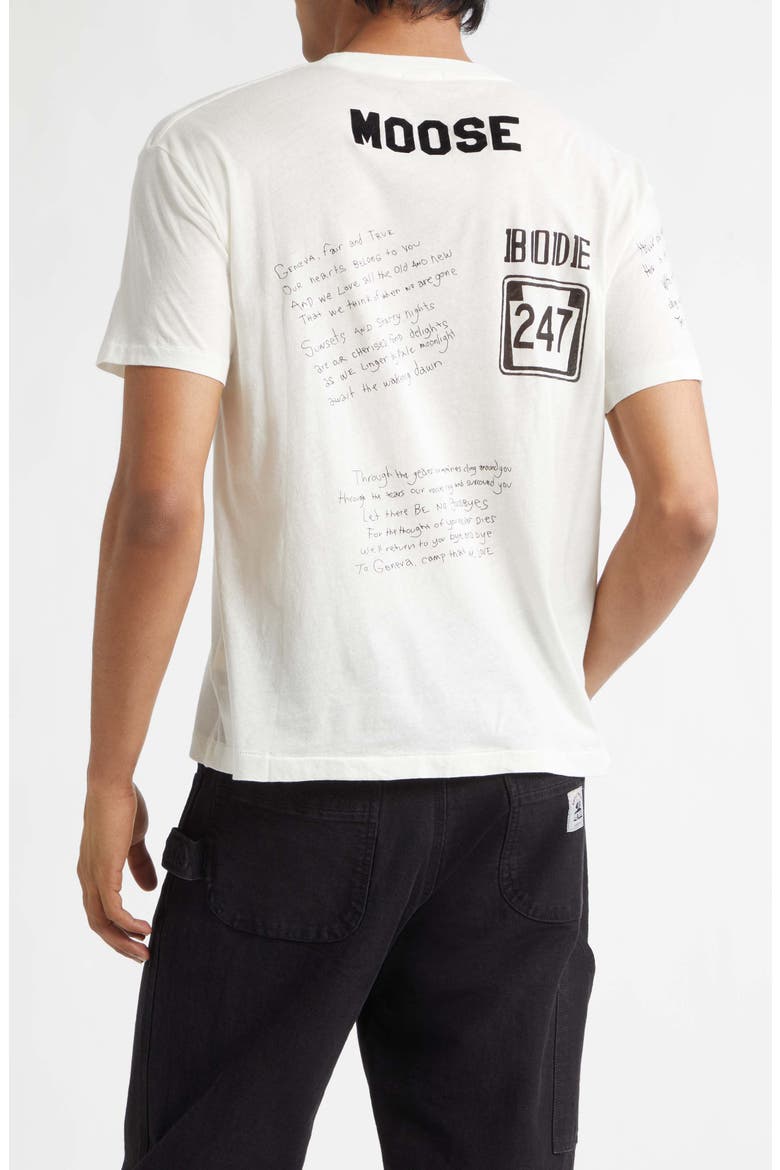 Geneva Camp Crest Graphic T-Shirt, Alternate, color, CREAM