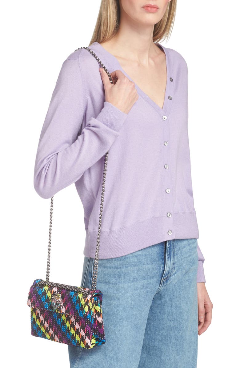 Kurt Geiger London Mini Kensington Crystal Convertible Crossbody Bag, Alternate, color,