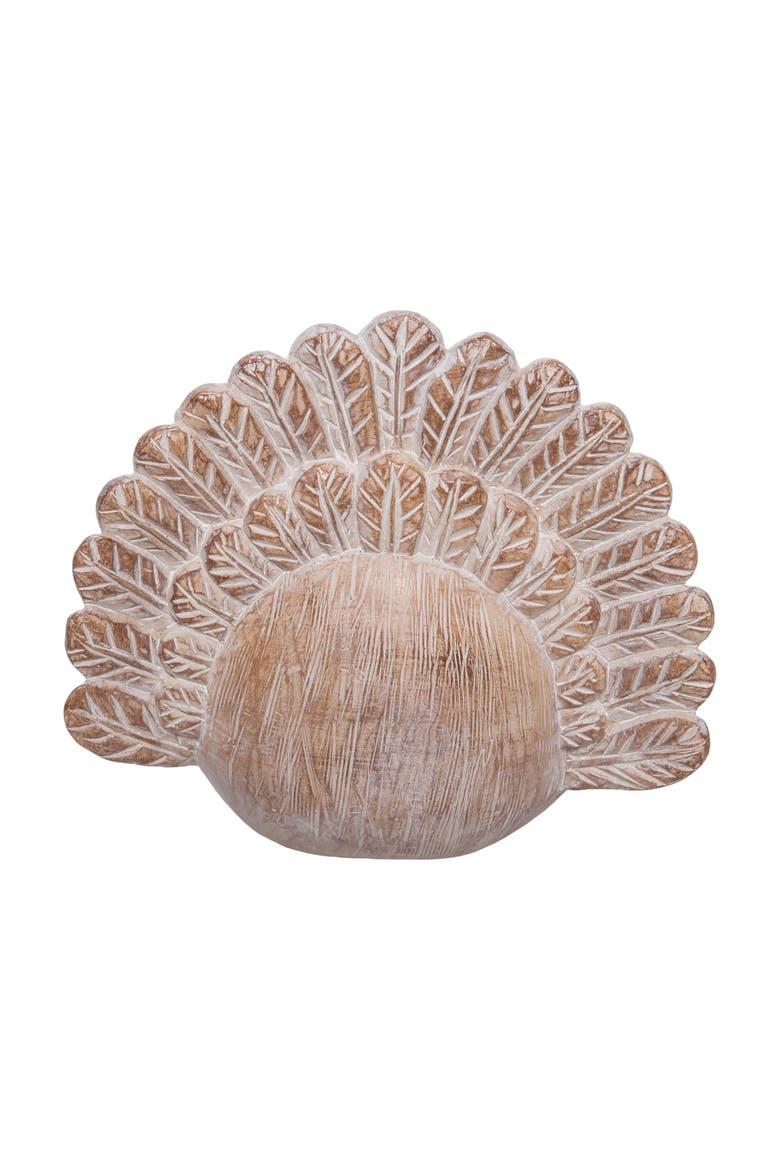 Turkey Figurine, Alternate, color, Brown