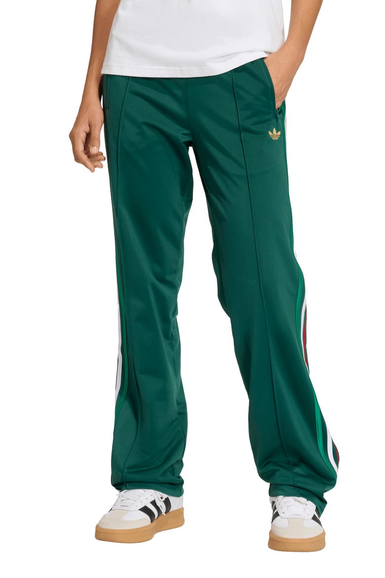 Firebird Recycled Polyester Track Pants, Main, color, TEAM GREEN/ WHITE/ SCARLET