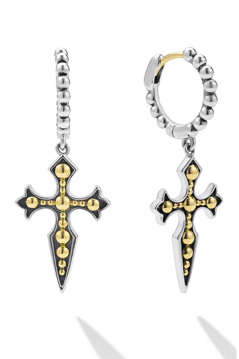 Men's Anthem Single Cross Drop Earring video