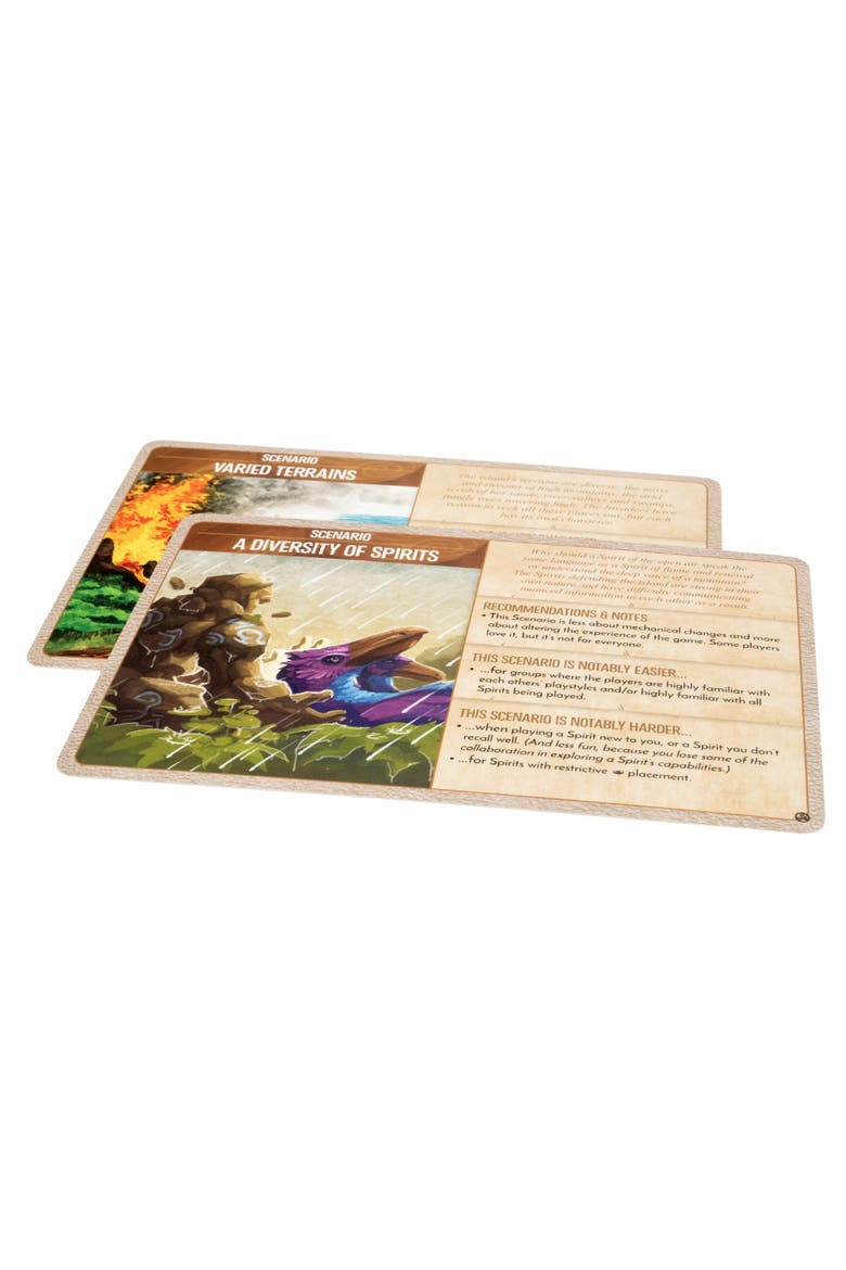 Spirit Island Feather & Flame Cooperative Strategy Board Game Expansion, Alternate, color, Multicolored