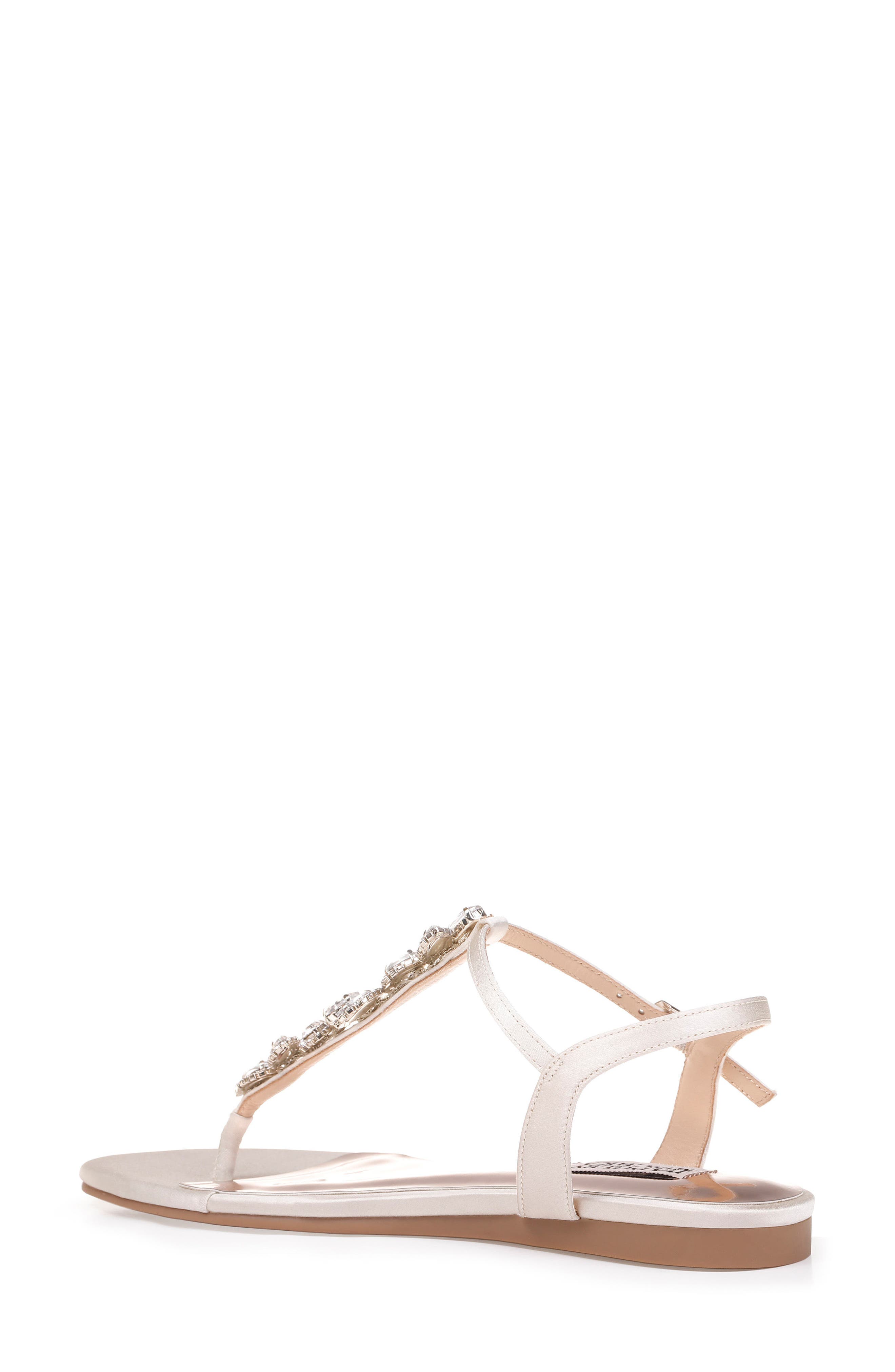 Badgley Mischka Collection Badgley Mischka Sissi Crystal Embellished Sandal, Alternate, color, 