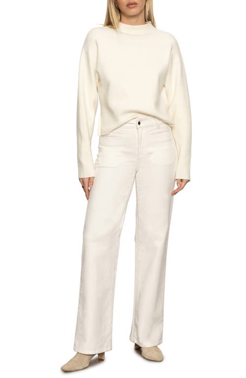 Sanctuary Marine Patch Pocket Stretch Cotton Corduroy Pants In Gold