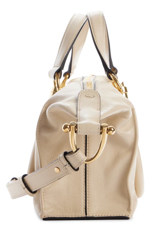 Chloé Chloe Women Ivory Leather Paraty 24 Handbag In Sweet Beige