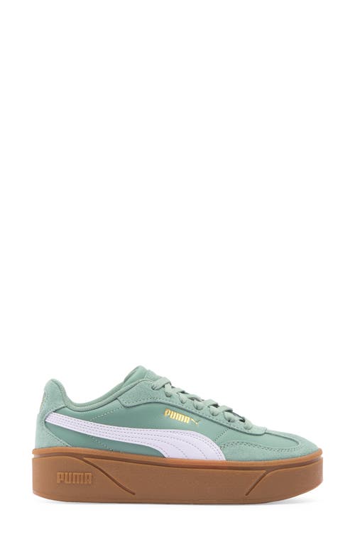 Puma Club Ii Era Platform Sneaker In Green Moon-lilac Frost