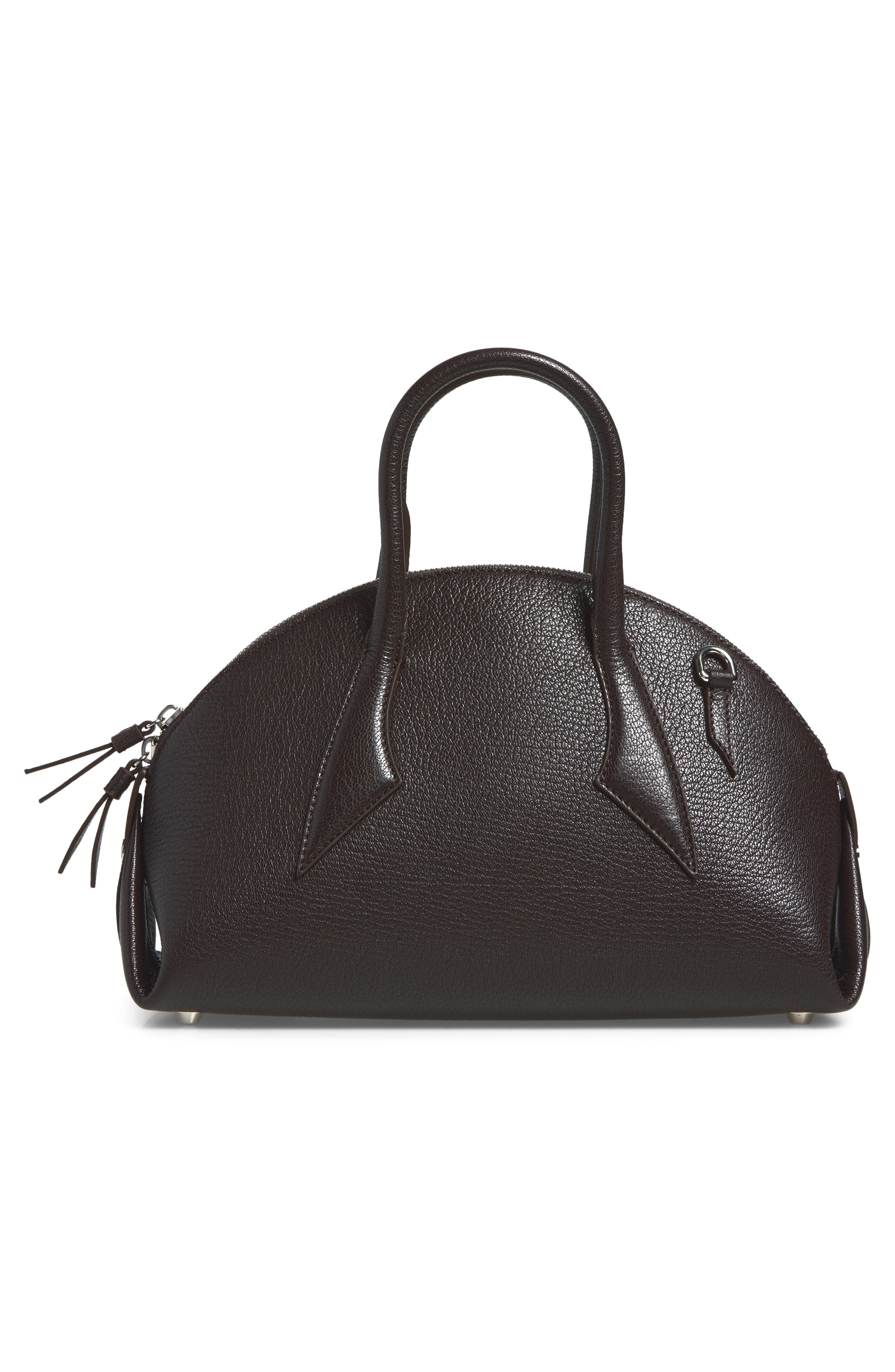 Small Bowler Bag, Alternate, color, EBONY