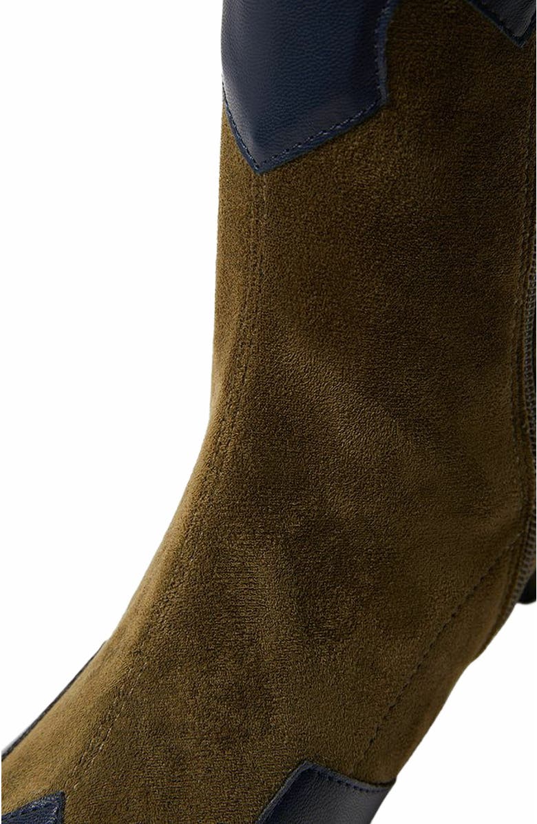 WeWoreWhat Kitten Heel Western Bootie, Alternate, color,